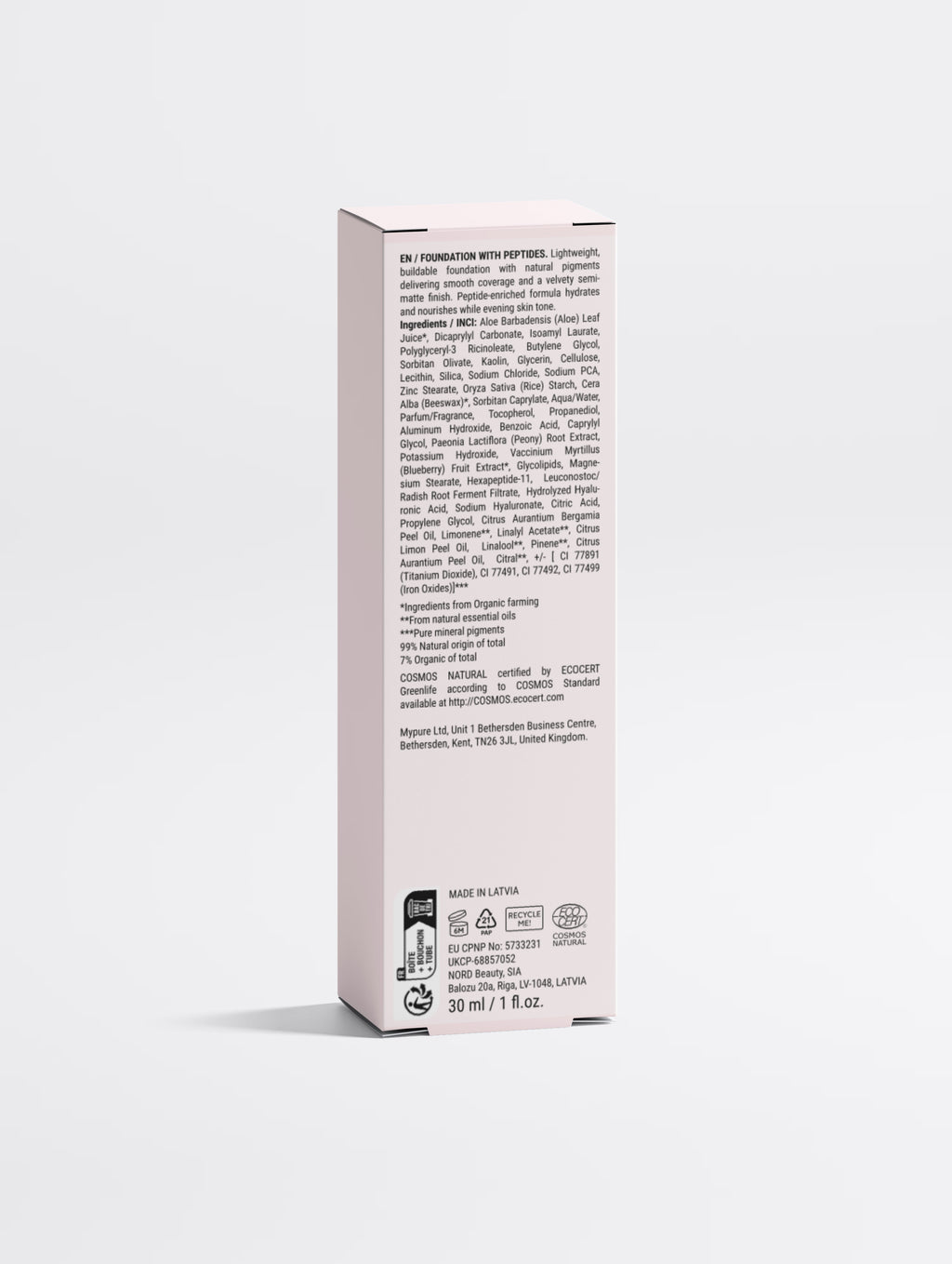 Foundation with Peptides, 30 Tan Neutral